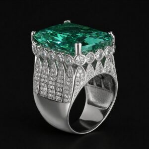 Aurora Green Ring