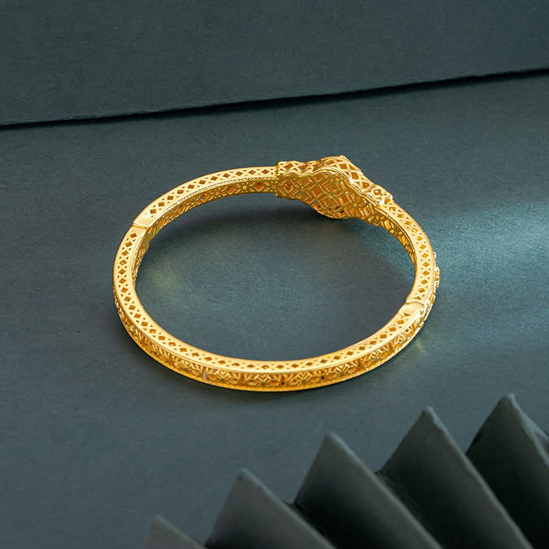 Floral Enamel Bracelet - Image 3