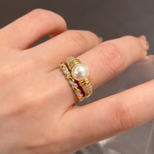 Pearl Lumière Duo Ring