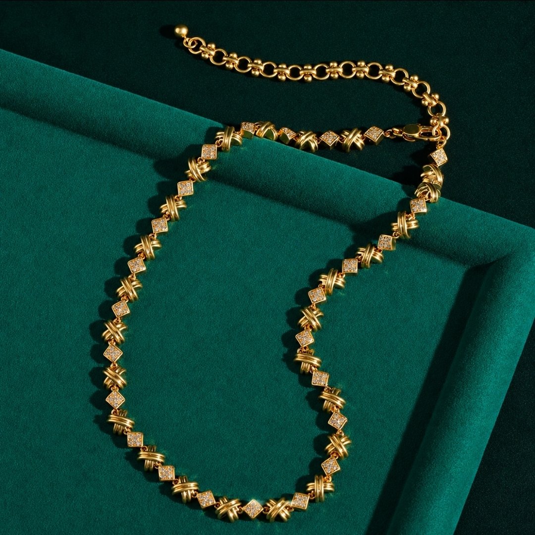 Aurora Knot Necklace